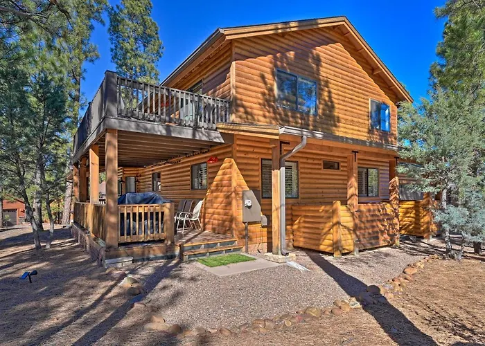Deck, Bbq & Fireplace: Family In Show Low!